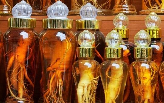 Alcohol tincture of ginseng